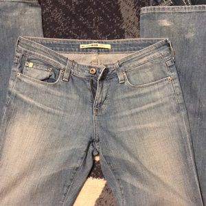 Big Star faded blue boot cut jeans